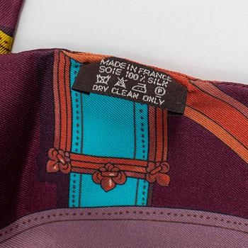 Hermès, a twill silk 'Maxi Twilly Cavalcadour'.