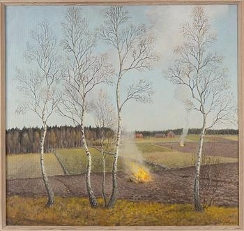 Birger Hjelm, "Våreldar".