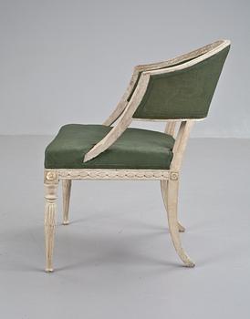 A late Gustavian armchair by M. Lundberg.