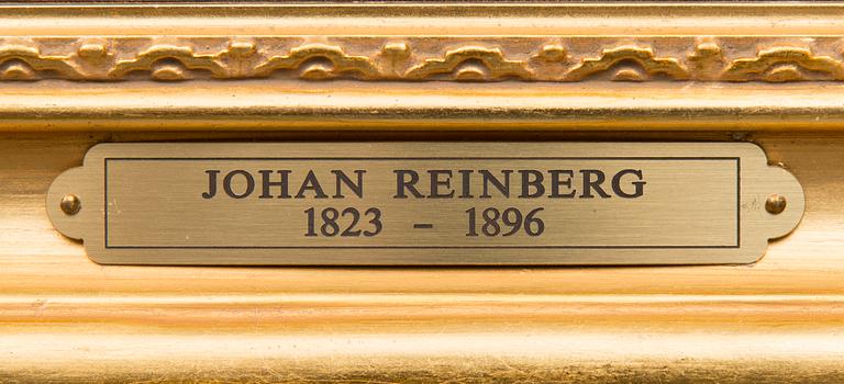 JOHAN JAKOB REINBERG, "A view of the river Aura in Turku".