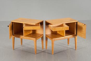 SÄNGBORD, ett par, 1930/40-tal.