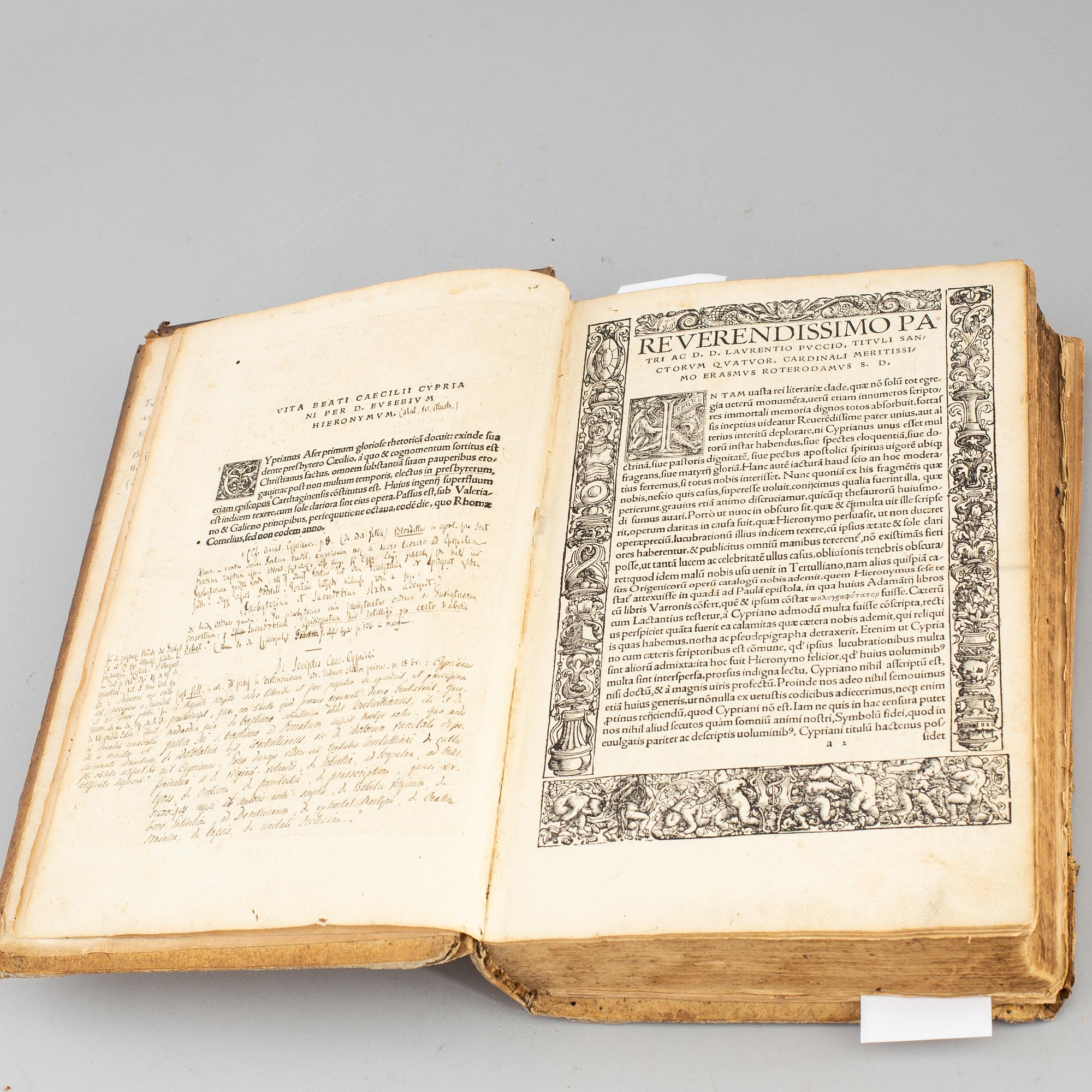 BOOK, Printed by Froben, 1521.