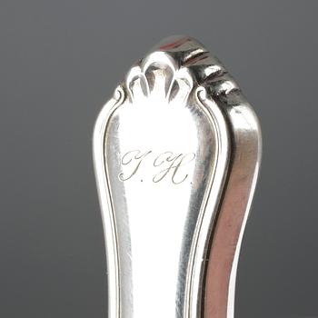 KNIVAR, 12 st, silver, mestadels Johannes Siggaard, Danmark, 1937.