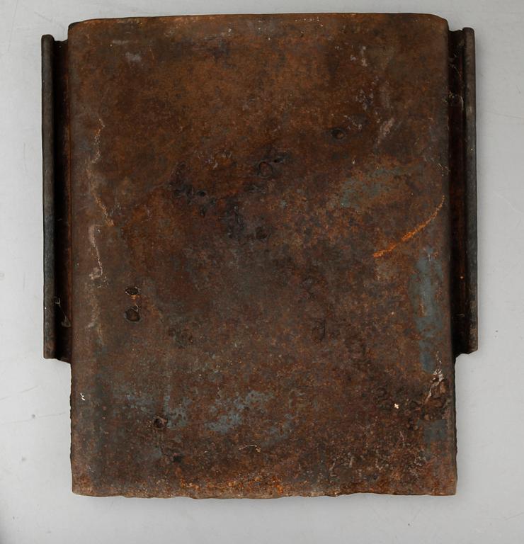 SÄTTUGNSPLATTA, gjutjärn, 1800-tal.