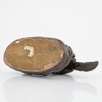 Clovis Masson, efter. Räv strykande runt kanin.