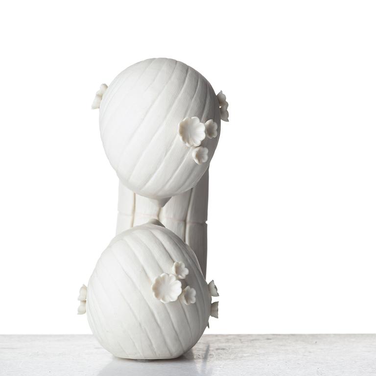 Stig Lindberg, a "parian" porcelain sculpture, "Narcissus" from the "Figurin" series, Gustavsberg, Sweden 1970's.