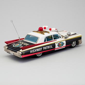 a BANDAI "Highway Patrol" police car, Japan ca 1961.