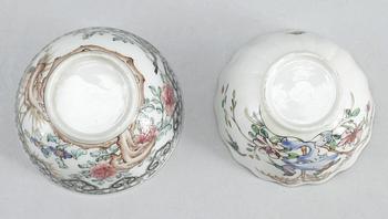 KOPPAR samt FAT, 4 delar, Kina, 17-1900-tal.