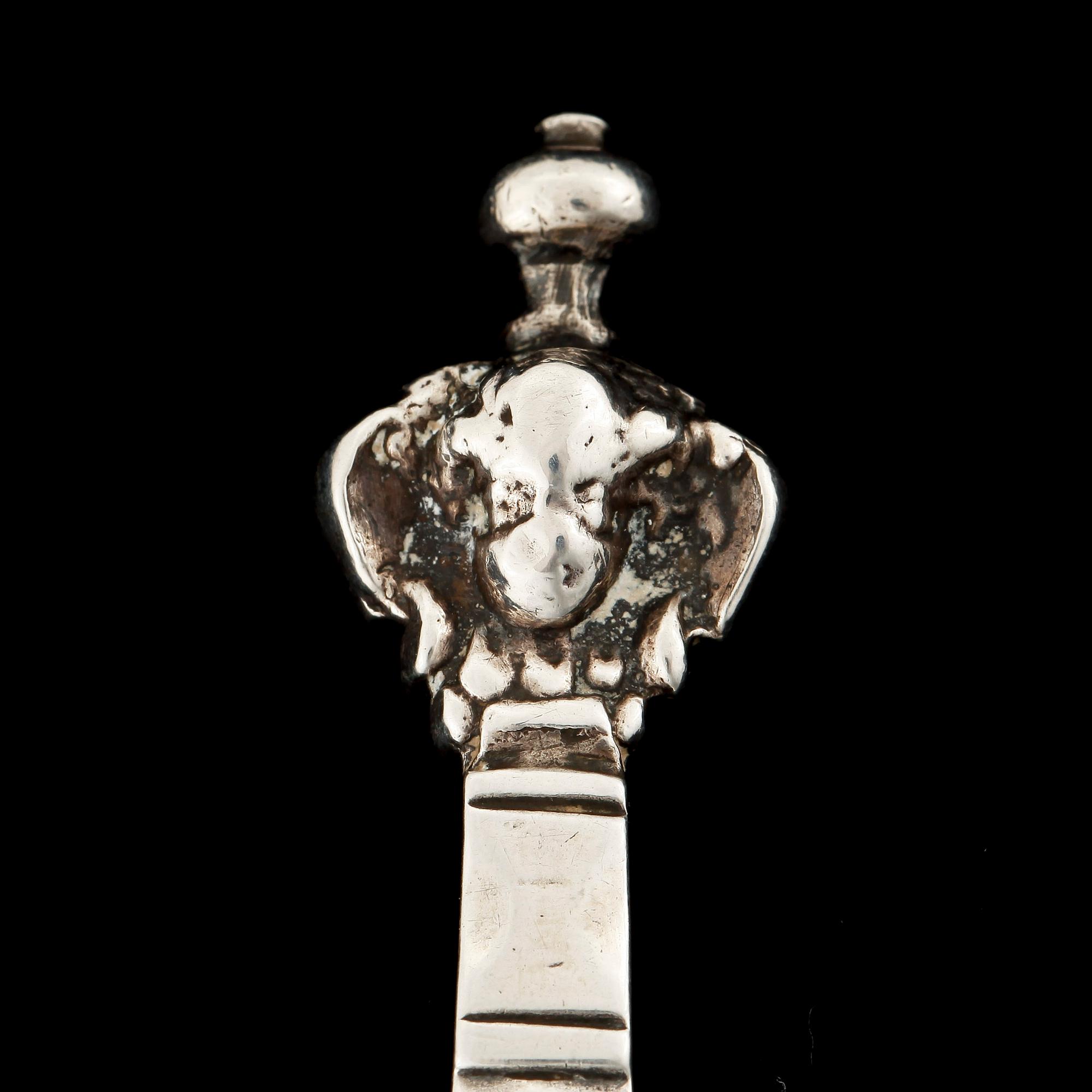 SUPSKED, silver, Otto Henrik Sjöberg, Falun (verksam 1726-1775 (1778)). Vikt 32g.