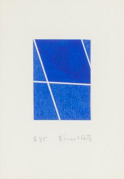 Einar Höste, "Q45, L45", 2 pcs, small framed together.