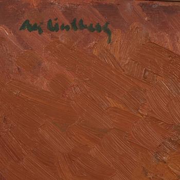 ALF LINDBERG, olja på duk, signerad.