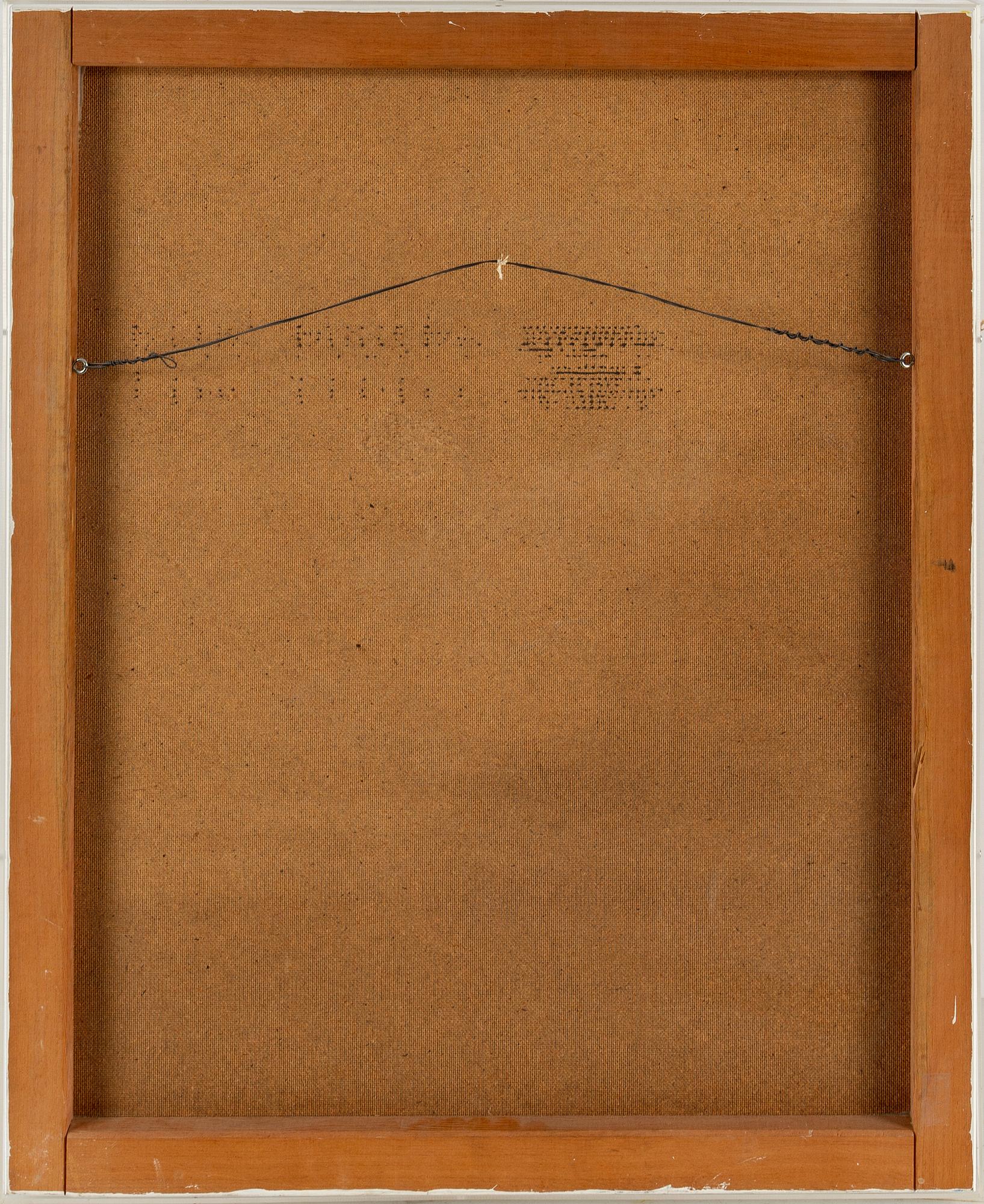 CHRISTO & JEANNE-CLAUDE, färglitografi & collage, 1975, signerad 26/75.