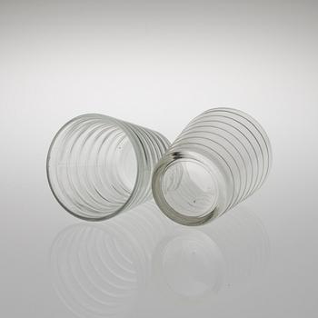 AINO AALTO, dricksglas, 24 st, Karhula-Iittala, 1900-talets mitt.