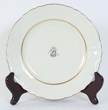 MATSSERVISDELAR, 38 delar, porslin, Lidköping.