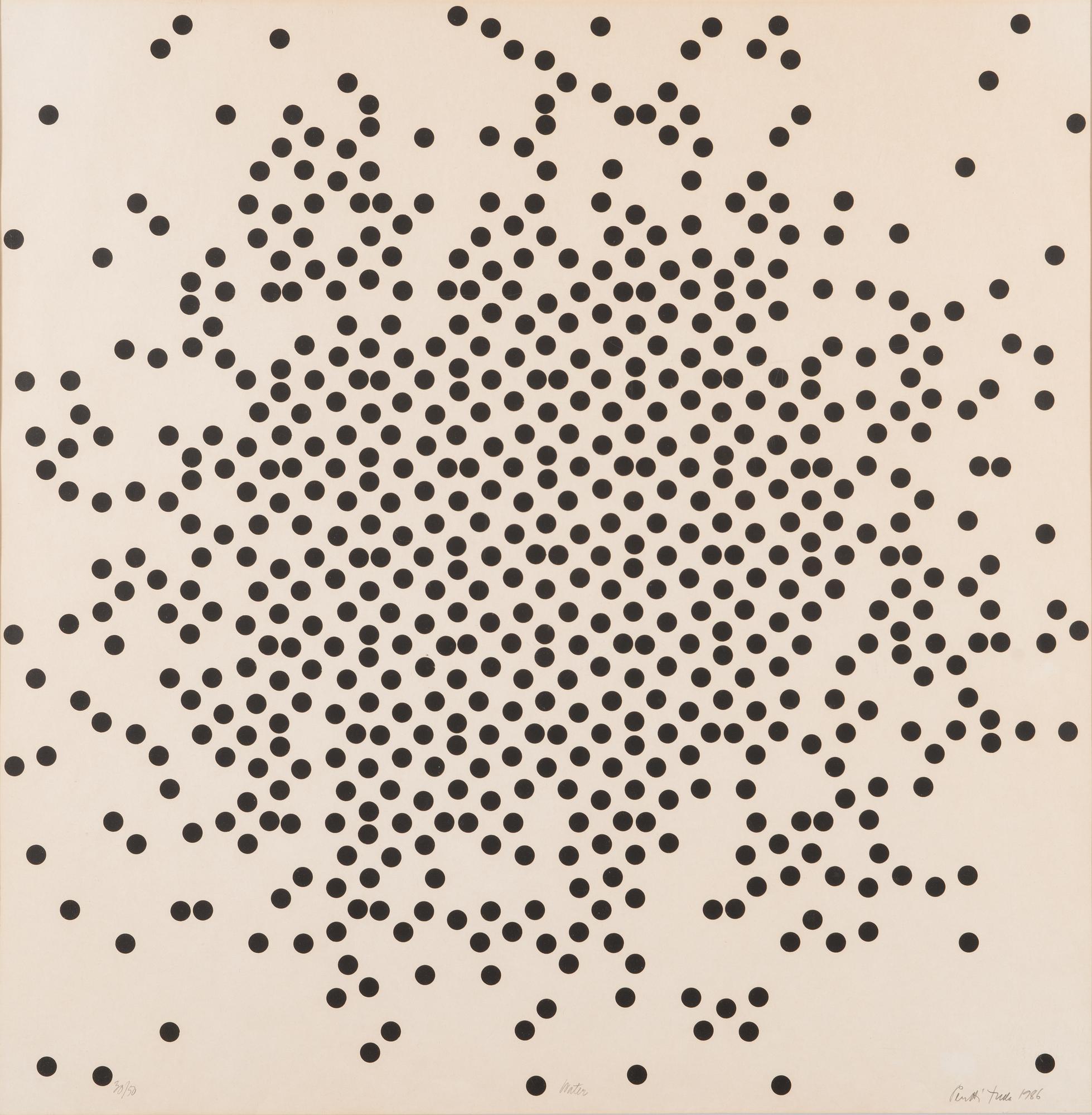 Pentti Tulla, silkscreen, signed and dated -86, numbered 30/50.