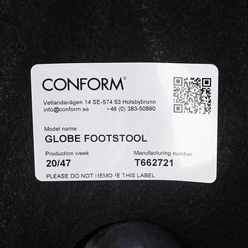 Jahn Aaamod, fåtölj med fotpall, Globe, Conform.