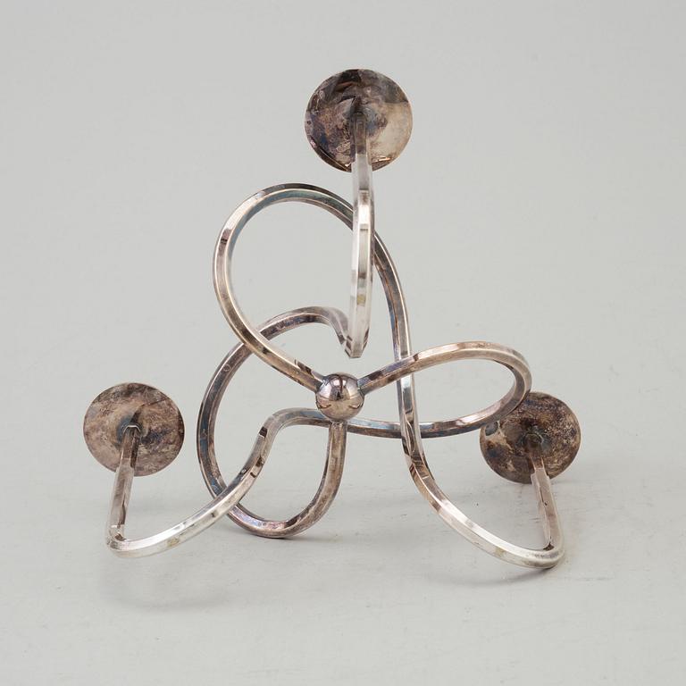 JOSEF FRANK, kandelaber, "Vänskapsknuten", Firma Svenskt Tenn, formgiven 1938.