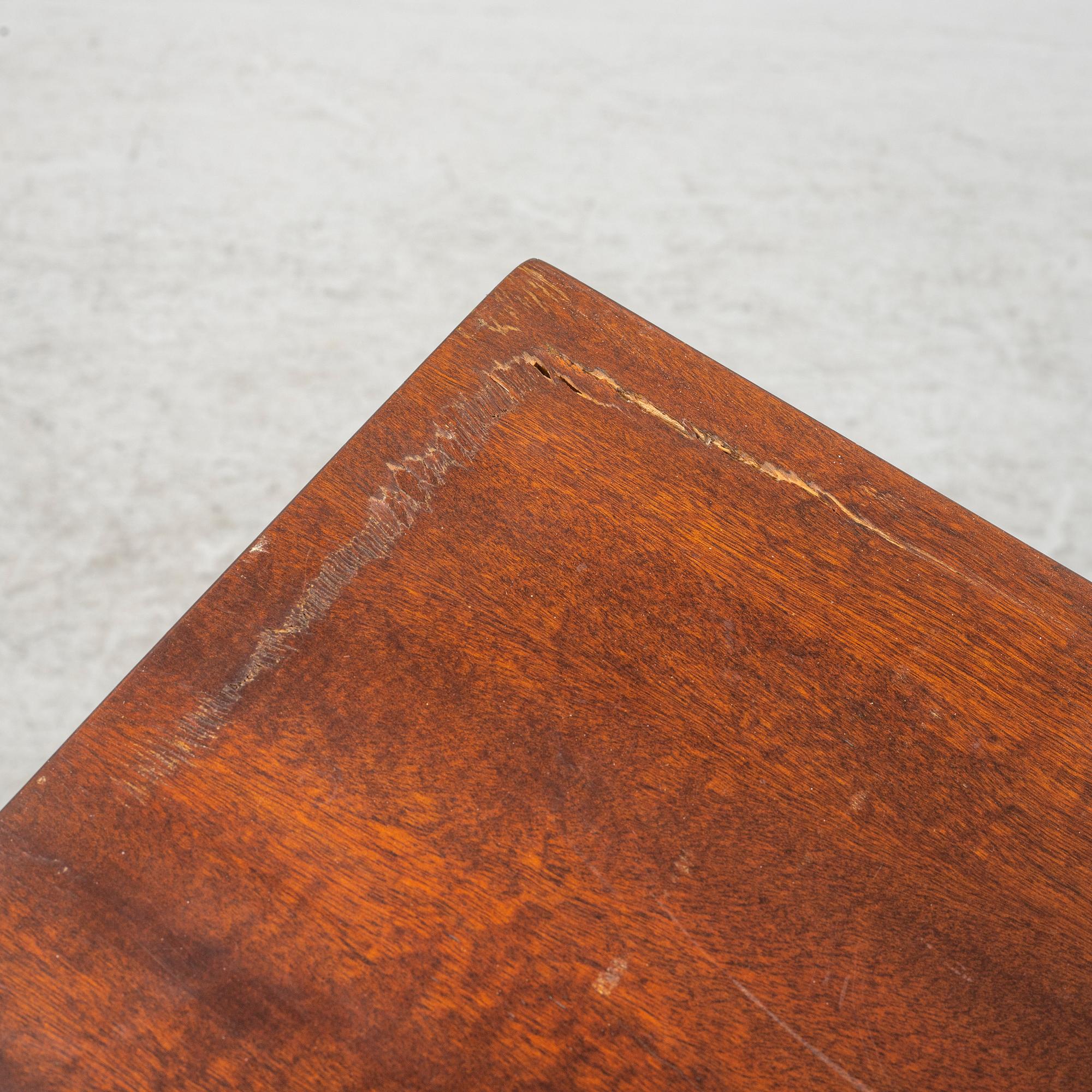 A late Gustavian mahogany card table, late 18th century.