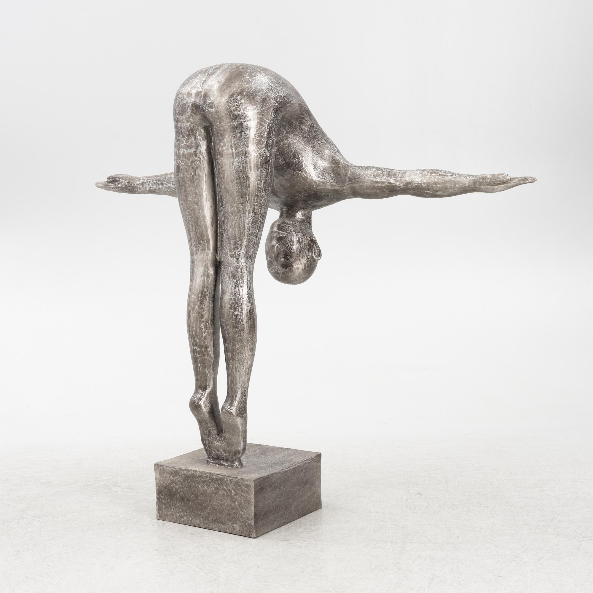 Dekorativ skulptur, patinerad aluminium, Art People Gallery Paris.