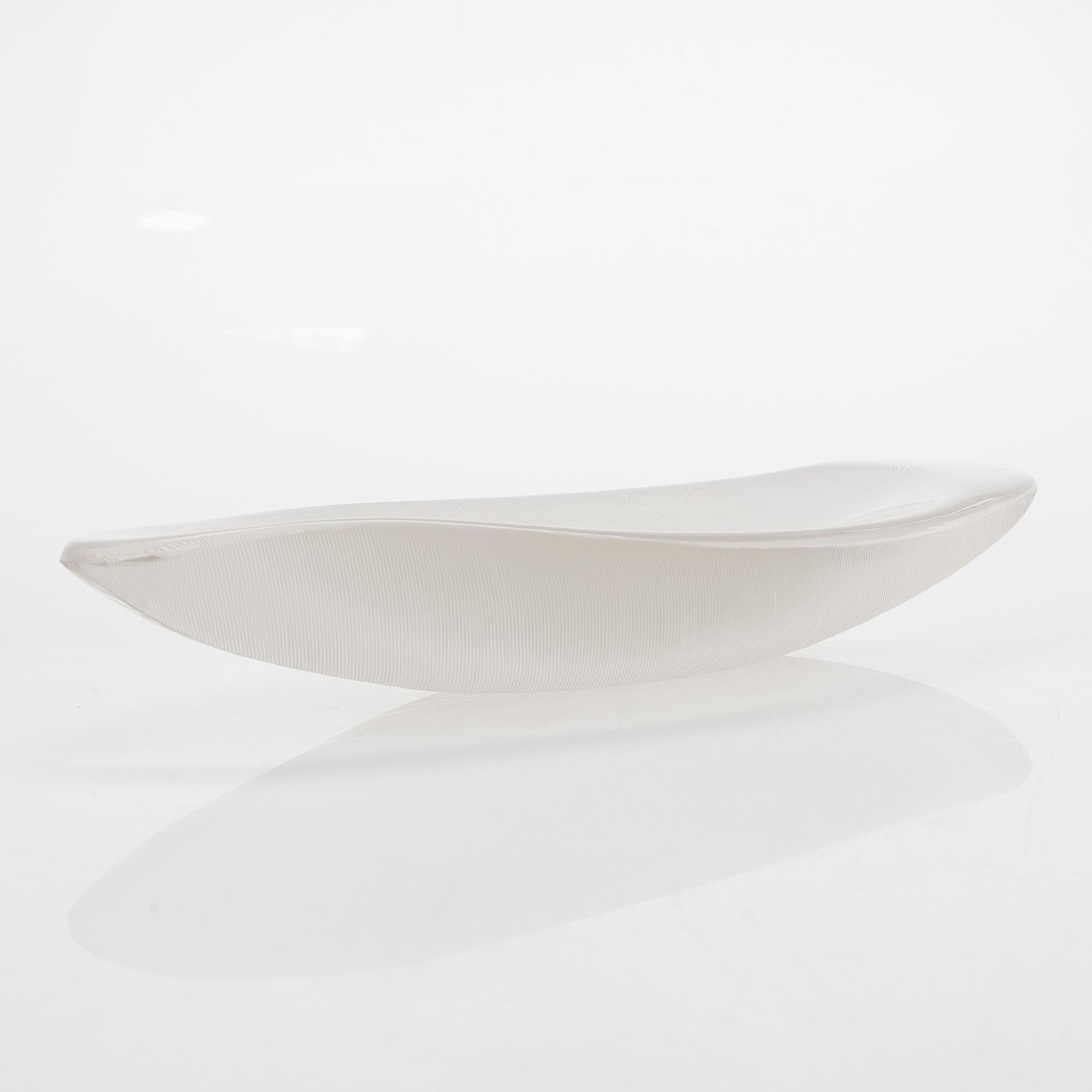 Tapio Wirkkala, konstglas, 3869, "Sulka" (Fjäder), signerad Tapio Wirkkala, Iittala -57.