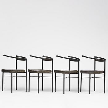 Jonas Bohlin, a set of four "Point" chairs, Källemo, Värnamo, post 1985.