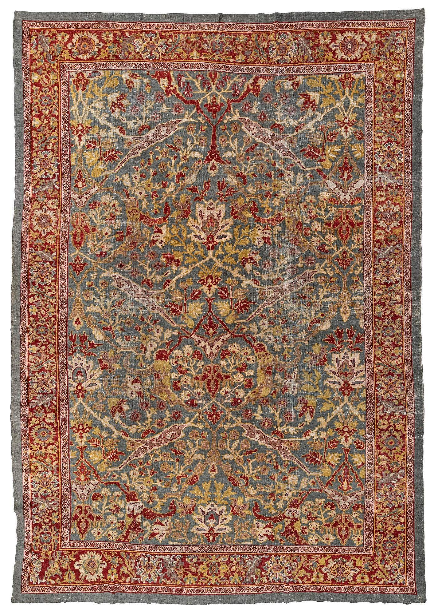 A Ziegler Mahal carpet, West Persia, 523 x 363 cm.