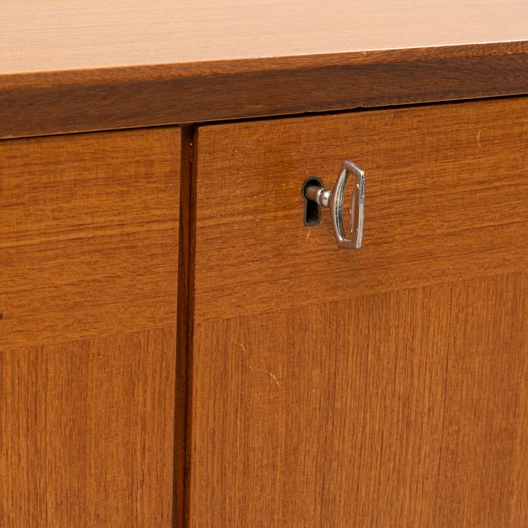 A teak veneered sideboard, 1960s.