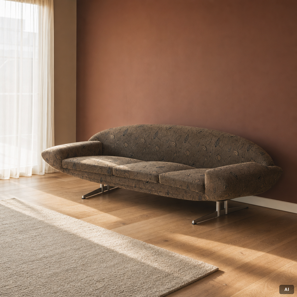 Johannes Andersen, a 'Capri' sofa, Trensum, 1970's.