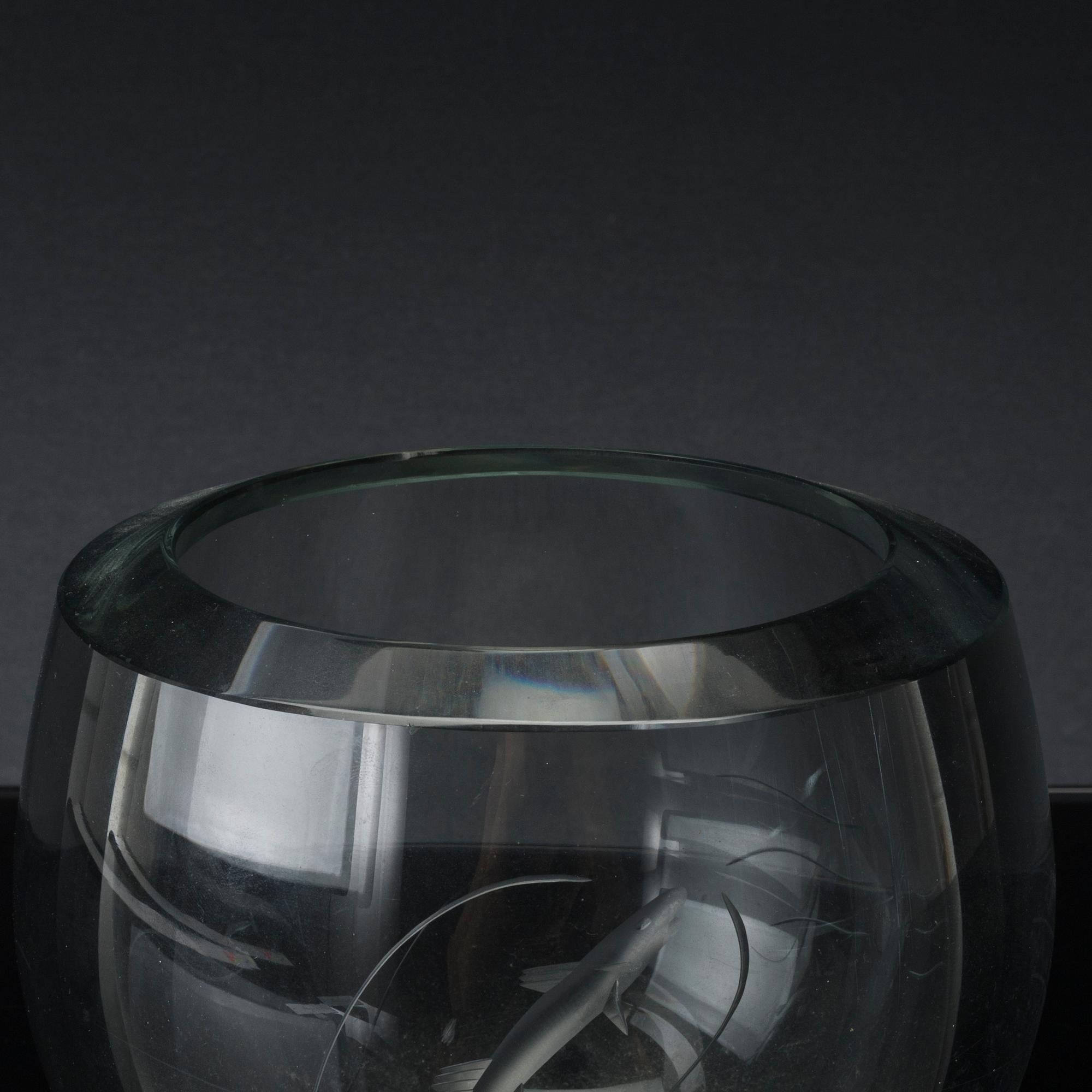 SKÅL, GLAS, Eda glasbruk, 1900-talets mitt.