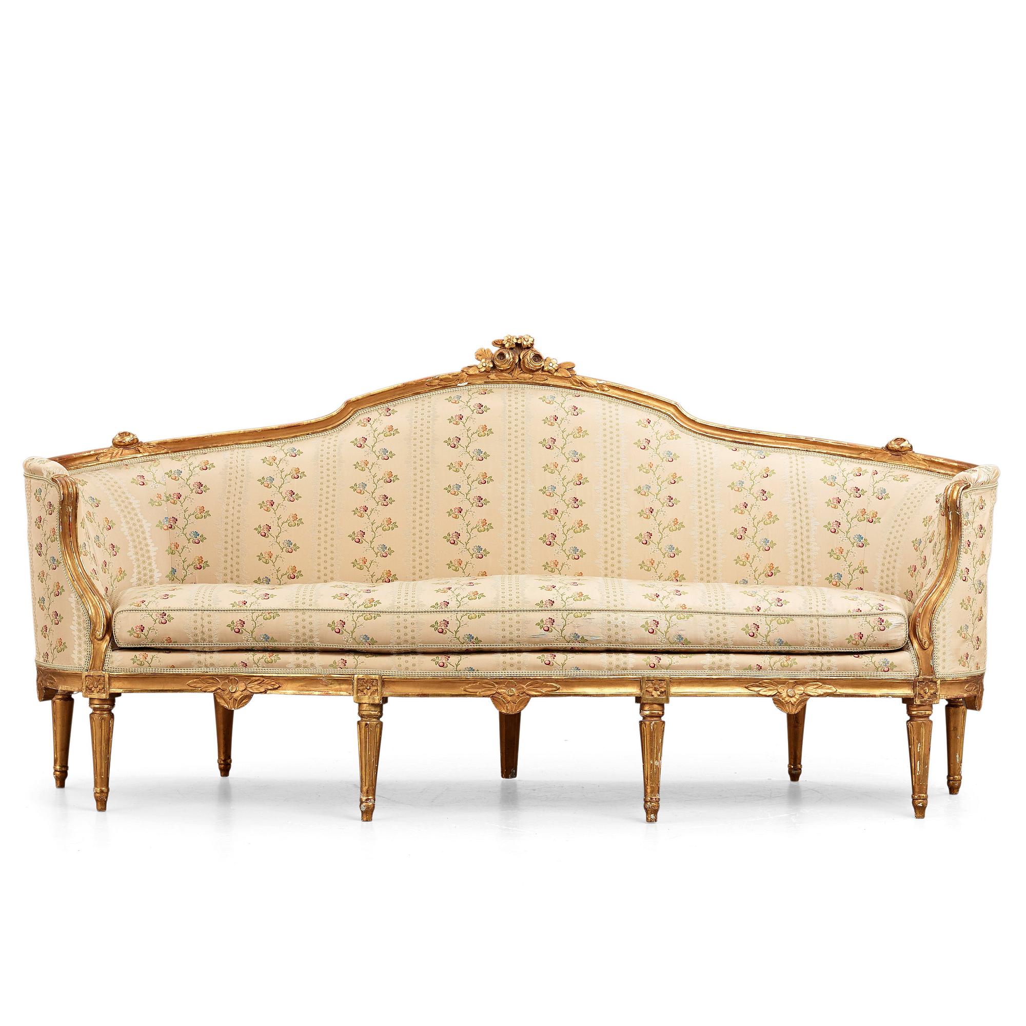 SOFFA, gustavianskt stockholmsarbete, 1700-talets slut.