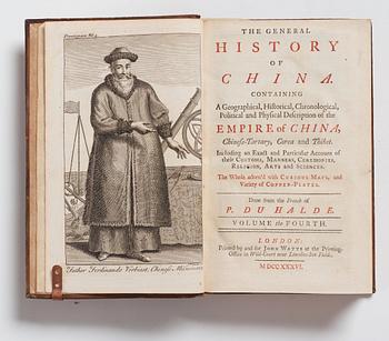 En samlares bibliotek, del 1. The History of China, vol I - IV.
