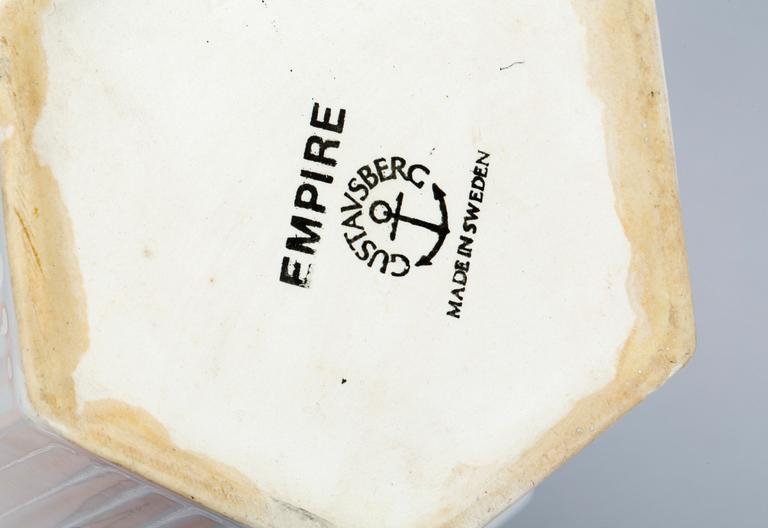 YTTERFODER, porslin,  9 st, "Empire", Gustavsberg.