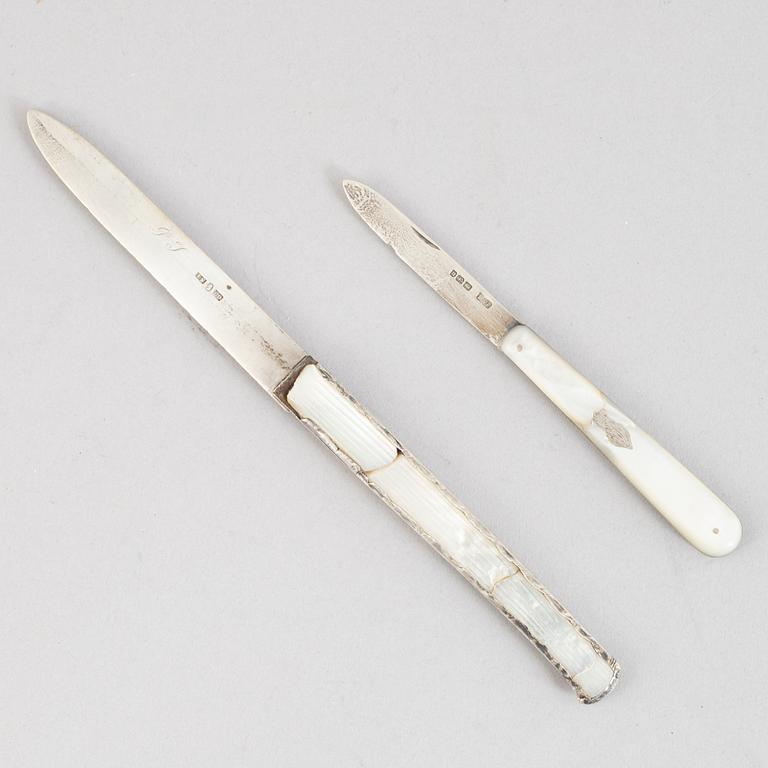 Preciosa, fem delar, silver, proveniens von Rosen, 18/1900-tal.