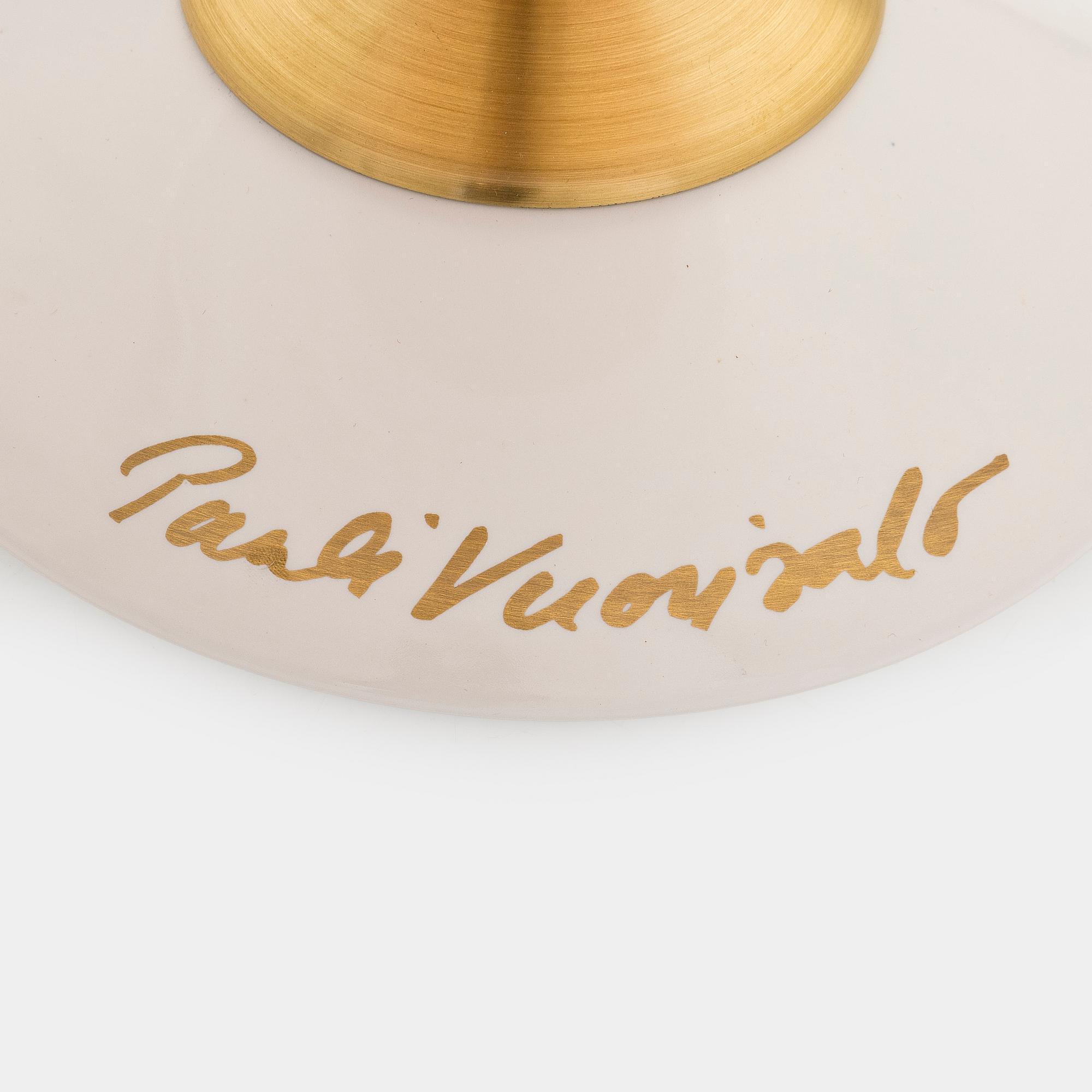 Pauli Vuorisalo, taide-esine, signeerattu Pauli Vuorisalo.