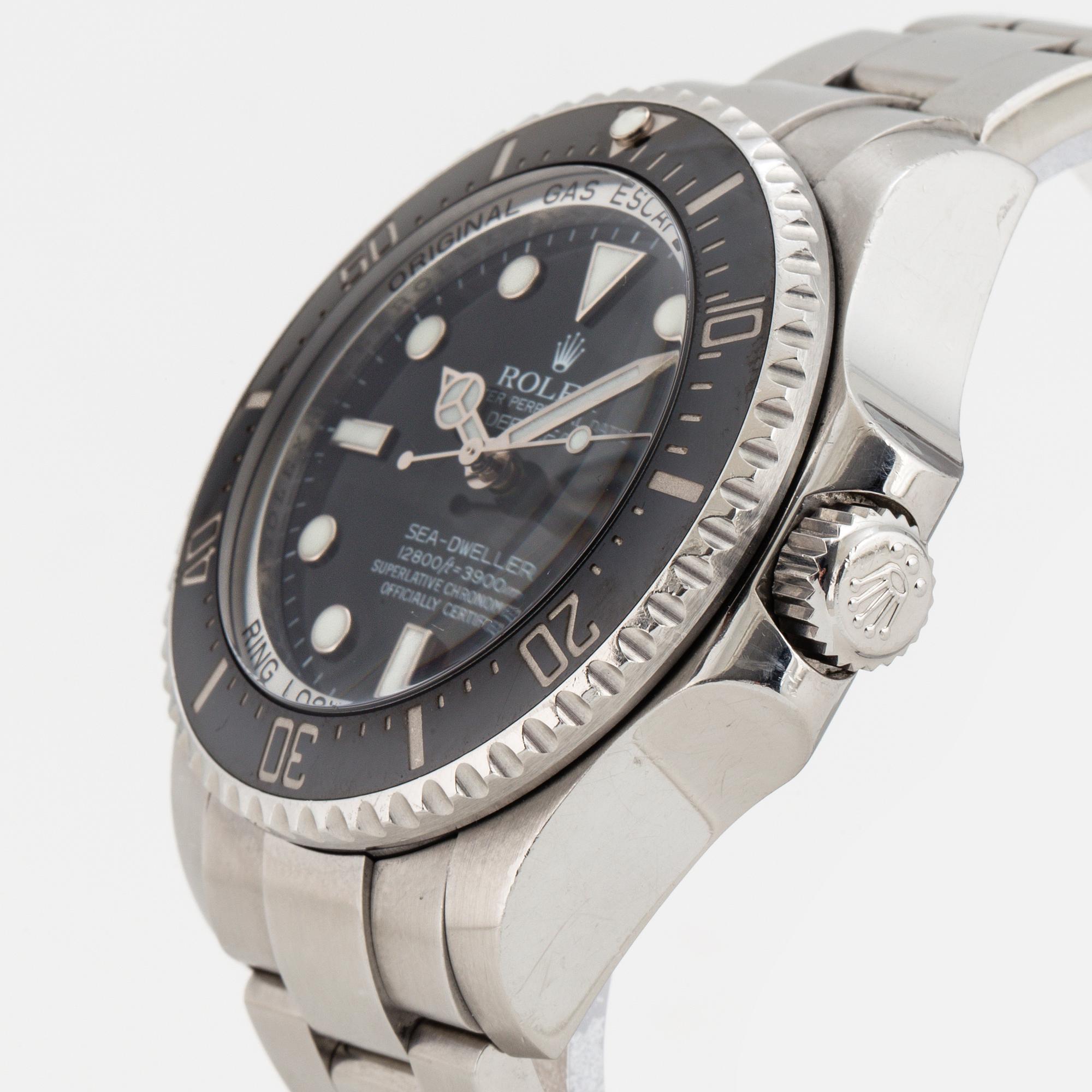 Rolex oyster deepsea 12800 ft price top