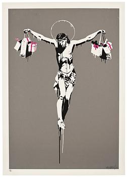 332. Banksy, "Christ with Shopping Bags".