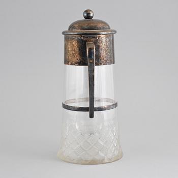 KANNA, glas och nysilver, Würtembergische Metallwaren Fabrik (WMF), 1900-talets första hälft.