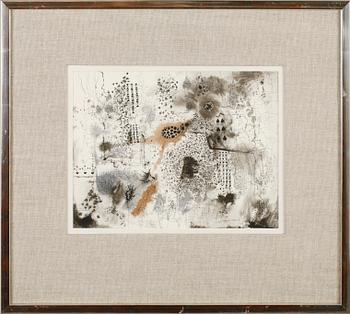 THEA EKSTRÖM, blandteknik, sign och dat 12 V 63.