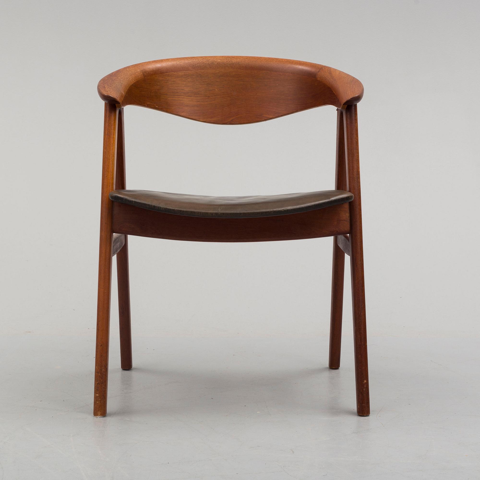 ERIK KIRKEGAARD, karmstol, Høng Stolefabrik, 1960-tal.