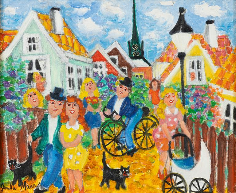 Gunilla Mann, "Promenad i Arboga".