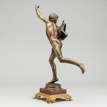 ALEXANDRE FALGUIÈRE, bronze, sculpture, signed.