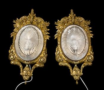 LAMPETTER, ett par, Louis XVI-stil, 1900-talets första hälft.