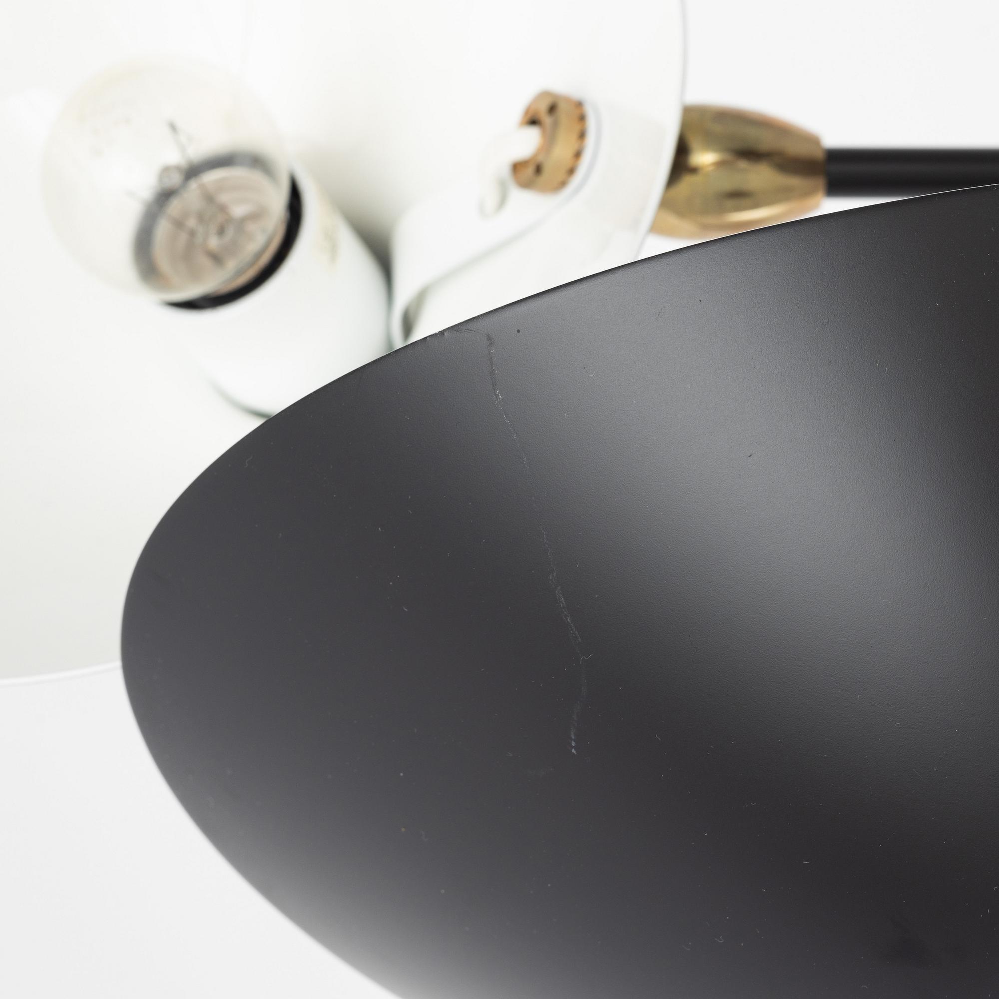 Serge Mouille, ceiling lamp, "3 Rotating Arms", 2010s.