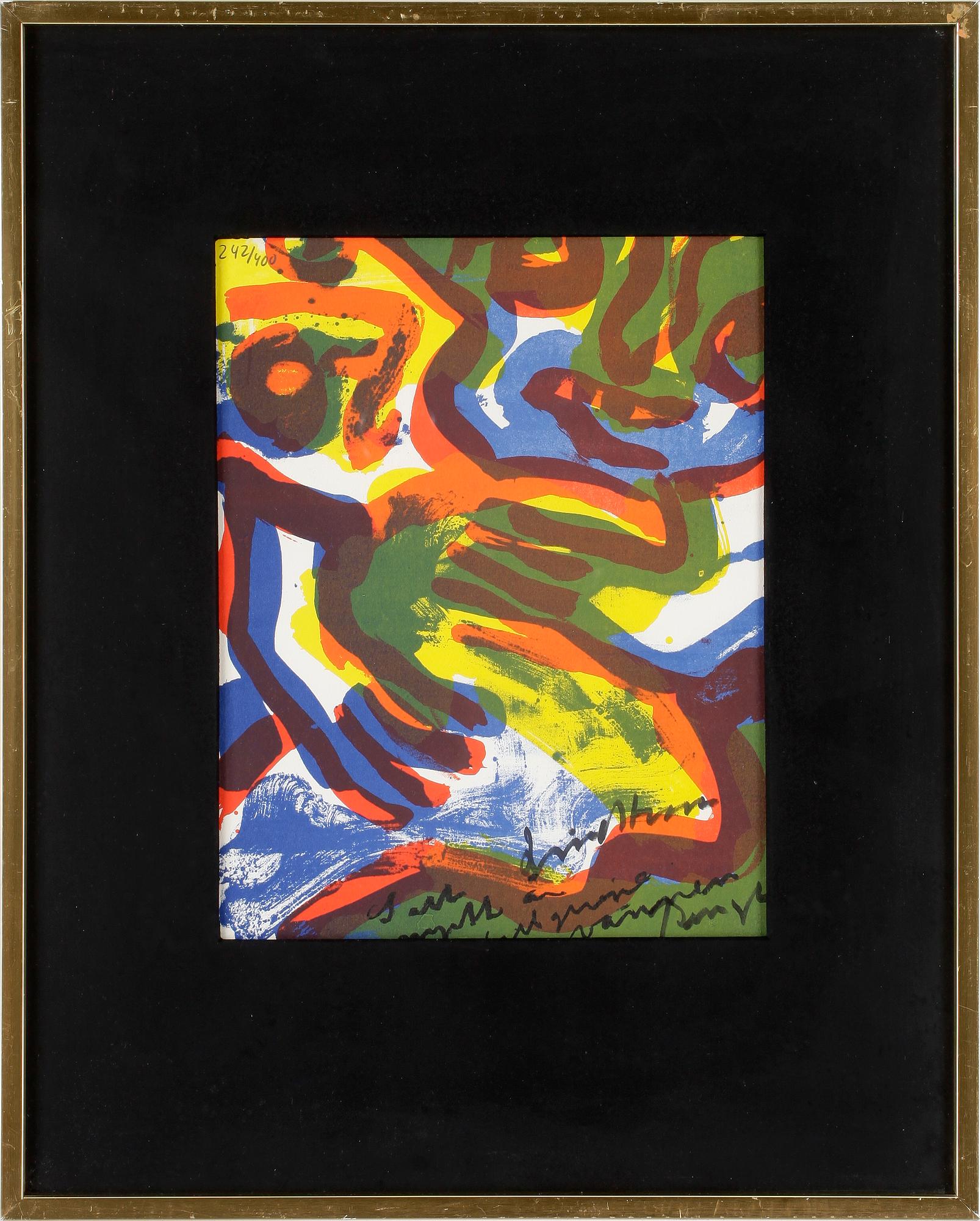 BENGT LINDSTRÖM, färglitografi, numrerad 242/400.