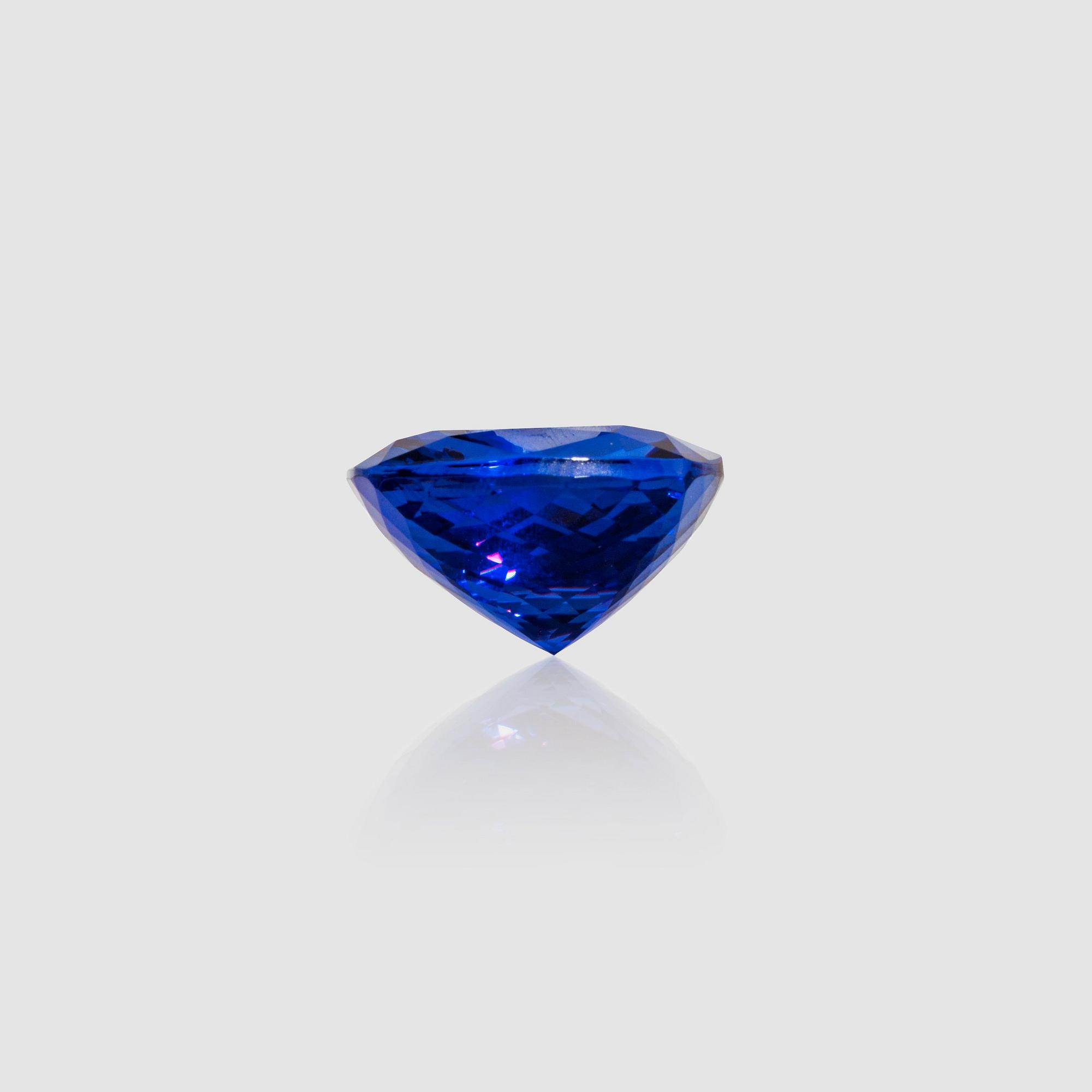 TANZANIT, kuddslipad, ej infattad, 22.94 cts. EGL certifikat.