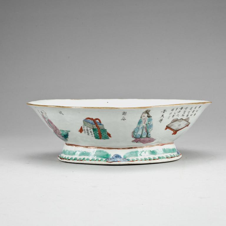 SKÅL, porslin, Kina, 1800-tal.