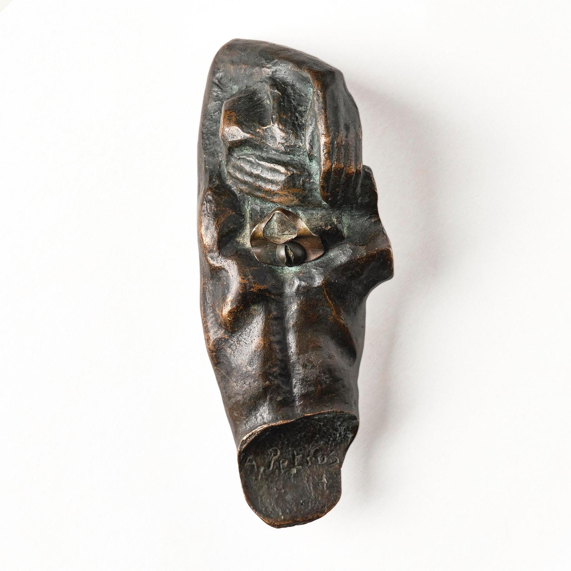 Anna Petrus, a patinated bronze sculpture of a female torso, Stockholm, ca. 1915.