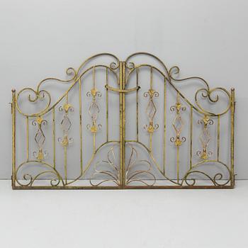 SMIDESGALLER, troligen till balkong eller terrass, 8 delar, omkring 1900.