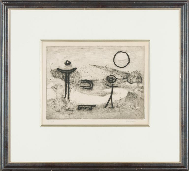 Max Papart, "Promenade dance un paysage".