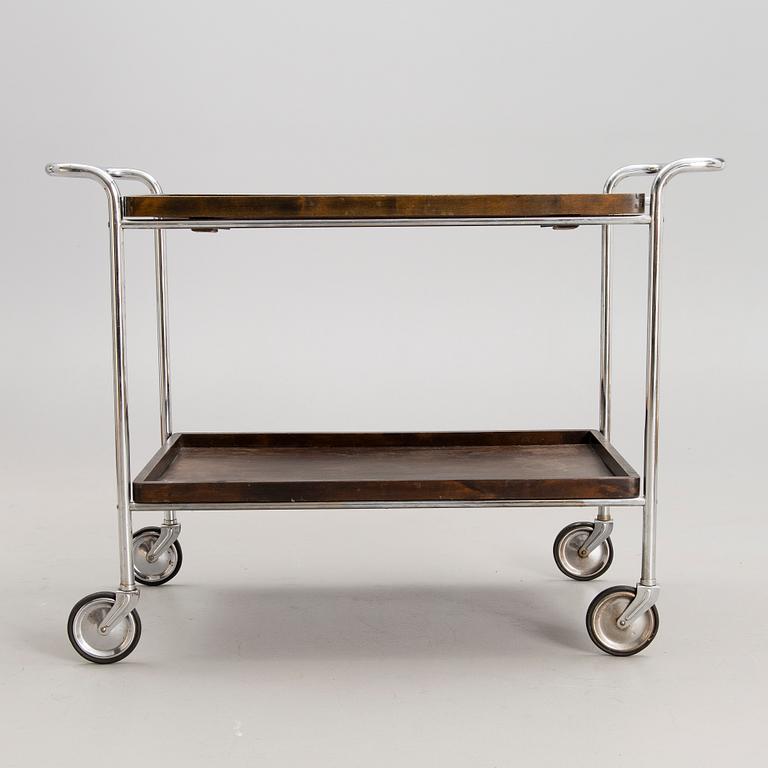 A 1930s  tea trolley Helsingin Uusi Rautasänkytehdas J. Merivaara, Finland.
